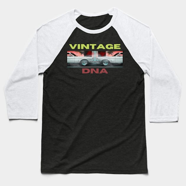 Vintage scripted car Baseball T-Shirt by TeeProDesigns